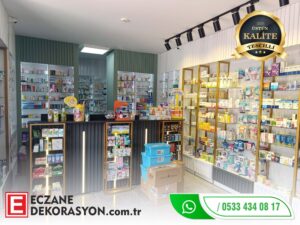 Eczane tasarım fotoğrafları - profesyonel tasarım projesi