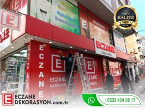 Eczane tasarım fotoğrafları - profesyonel tasarım projesi