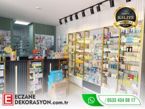Eczane tasarım fotoğrafları - profesyonel tasarım projesi